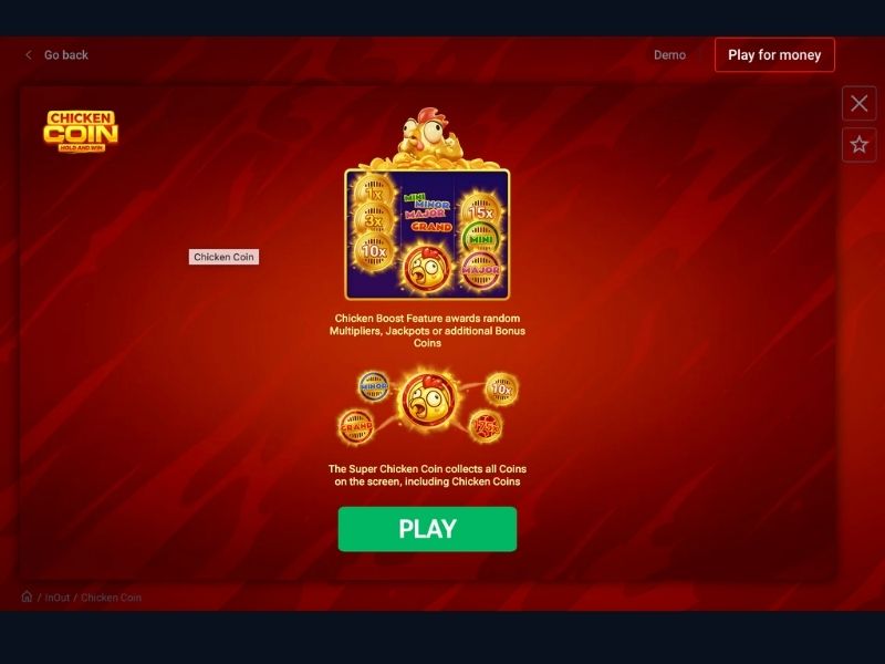 Key Features of the CHICKEN COIN Slot