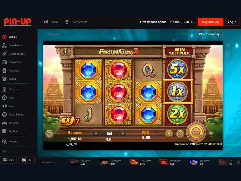 Pin-Up Casino'da Fortune Gems 3'ü neden denemiyorsunuz?