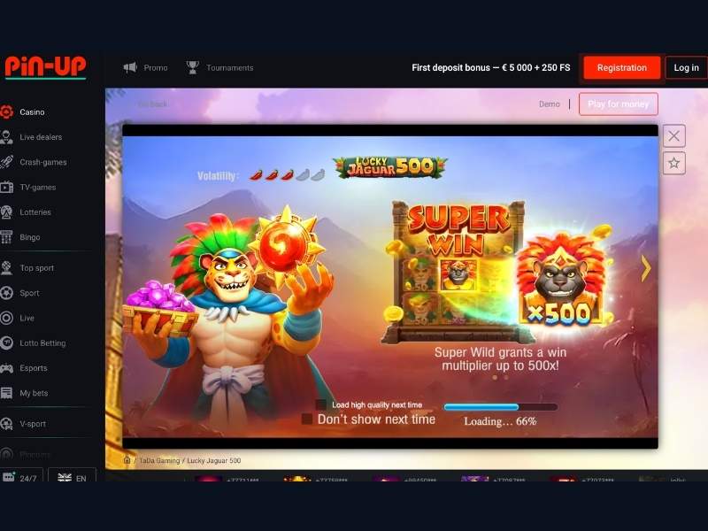 Lucky Jaguar 500 від TaDa Gaming у казино Pin-Up