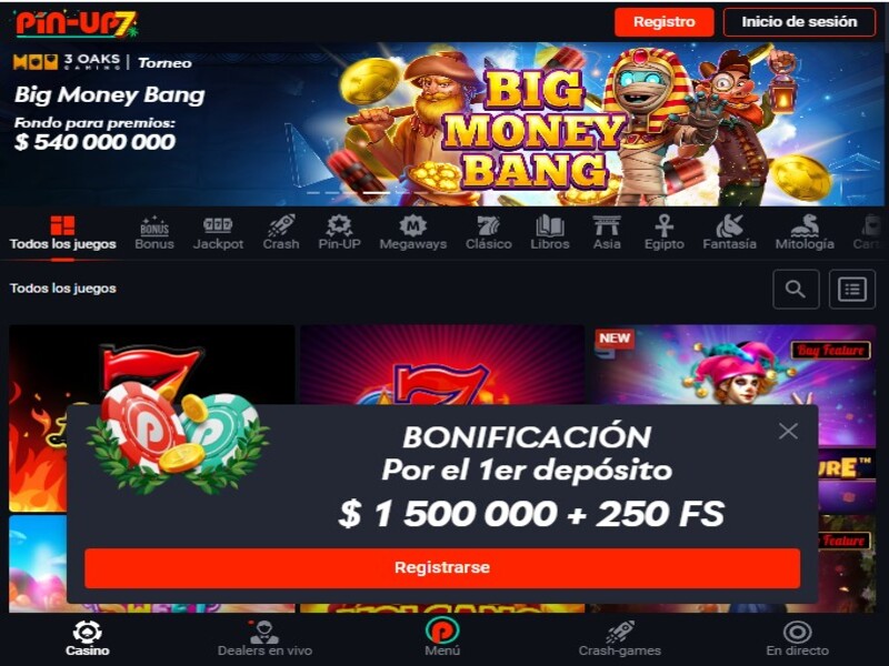 Juegos de Casino Pin-Up México